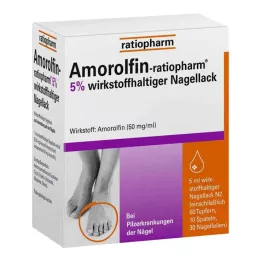 AMOROLFIN-ratiopharm 5% werkzame stof nagellak, 5 ml