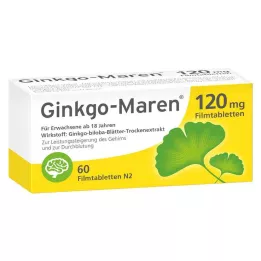 GINKGO-MAREN 120 mg filmomhulde tabletten, 60 stuks