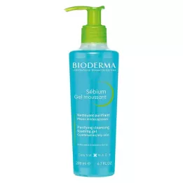 BIODERMA Sebium Gel Moussant Reinigingsgel, 200 ml