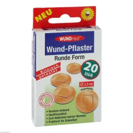 Wondpleister rond 2,5 cm, 20 st