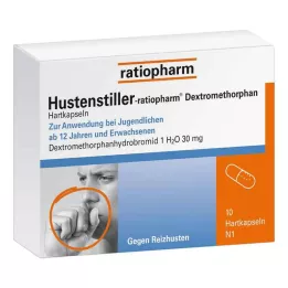 HUSTENSTILLER-ratiopharm Dextromethorphan capsules, 10 stuks