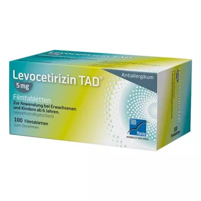 Levocetirizim Tad 5 mg FTA, 100 st