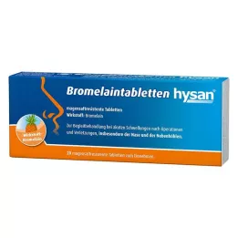 BROMELAIN TABLETTEN hysan maagsapresistente tabletten, 20 stuks