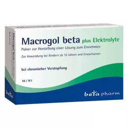 MACROGOL beta plus elektrolytenpoeder voor orale toediening, 10 stuks