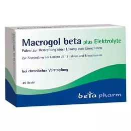MACROGOL beta plus elektrolytenpoeder voor orale toediening, 20 stuks