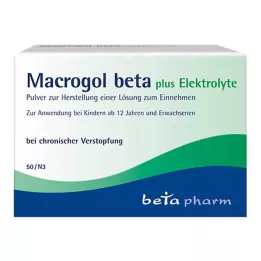 MACROGOL beta plus elektrolytenpoeder voor orale toediening, 50 stuks
