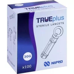 TruePlus Steriele Lancets 30G, 100 st