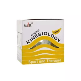 NASARA Kinesiologietape 5 cmx5 m geel, 1 stuk
