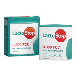 LACTOSTOP 3.300 FCC Tabletten klikdispenser, 40 stuks