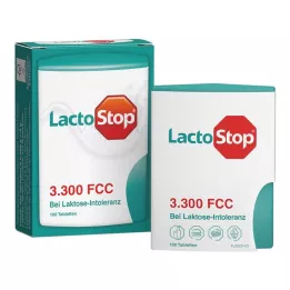 LACTOSTOP 3.300 FCC Tabletten klikdispenser, 100 stuks
