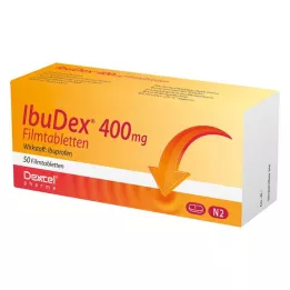 IBUDEX 400 mg filmomhulde tabletten, 50 stuks