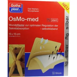 Osmo Med Ag Wound Pleister Steriel 15x15cm, 10 st