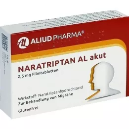 NARATRIPTAN AL Acute 2,5 mg film -gecoate tabletten,st