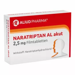 NARATRIPTAN AL acute 2,5 mg filmomhulde tabletten, 2 stuks