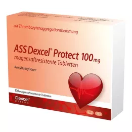 ASS Dexcel Protect 100 mg maagsapresistente tabletten, 100 stuks