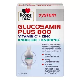 DOPPELHERZ Glucosamine Plus 800 systeemcapsules, 60 stuks