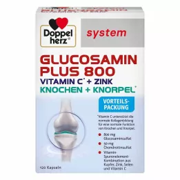 DOPPELHERZ Glucosamine Plus 800 systeemcapsules, 120 stuks