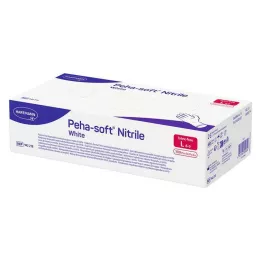 PEHA-SOFT nitril wit Unt.Hands.unsteril pf L, 100 stuks