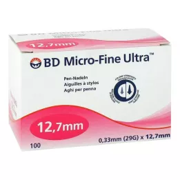 BD MICRO-FINE ULTRA Pennaalden 0,33x12,7 mm, 100 stuks