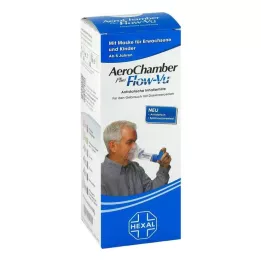 AEROCHAMBER met masker voor volwassenen en kinderen vanaf 5 jaar blauw, 1 stuk