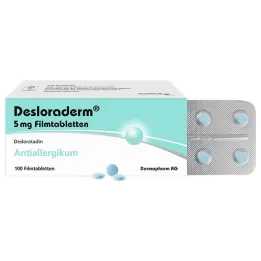 Desloraderm 5 mg filmomhulde tabletten, 100 stuks