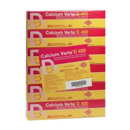 CALCIUM VERLA D 400 bruistabletten, 120 stuks