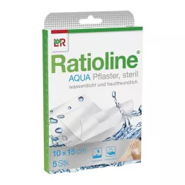 RATIOLINE aqua douchepleister Plus 10x15 cm steriel, 5 st