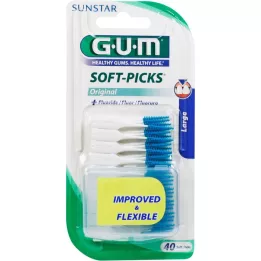 GUM Soft Picks Large, 40 st
