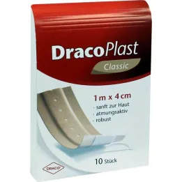 Dracoplast Klassieke Pleister 1mx4cm, 1 st