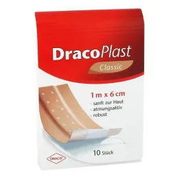 Dracoplast Klassieke Pleister 1mx6cm, 1 st