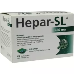 HEPAR-SL 320 mg harde capsules, 200 st