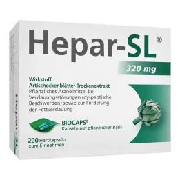 HEPAR-SL 320 mg harde capsules, 200 stuks