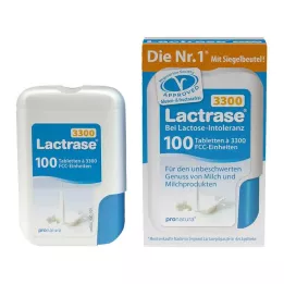 LACTRASE 3.300 FCC tabletten in klikdispenser, 100 stuks