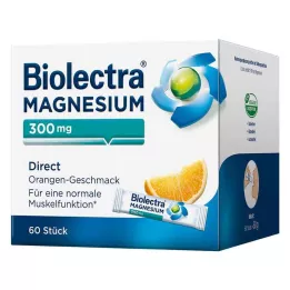 BIOLECTRA Magnesium 300 mg Direct Orange Sticks, 60 stuks