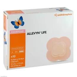 Allevyn Life 12,9x12,9 cm verband, 10 st