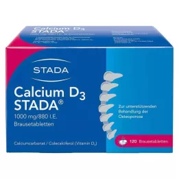 CALCIUM D3 STADA 1000 mg/880 I.E. bruistabletten, 120 stuks