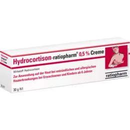 Hydrocortisonratiopharm 0,5% crème, 30 g