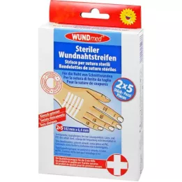 WUNDNAHTSTREIFEN 6,4x102 mm, 2X5 stuks
