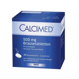 CALCIMED 500 mg bruistabletten, 40 stuks