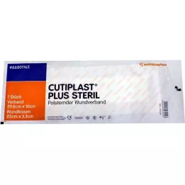 CUTIPLAST Plus steriel 10x29,8 cm verband, 1 st