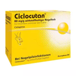 CICLOCUTAN 80 mg/g actieve nagellak, 3 g