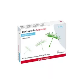 DESLORATADIN Glenmark 5 mg tabletten, 20 stuks