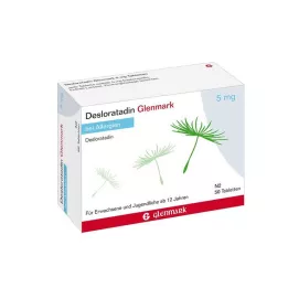 DESLORATADIN Glenmark 5 mg tabletten, 50 stuks