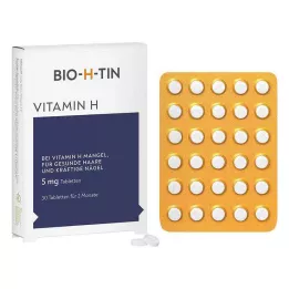 BIO-H-TIN Vitamine H 5 mg voor 2 maanden tabletten, 30 stuks