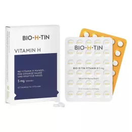 BIO-H-TIN Vitamine H 5 mg voor 4 maanden tabletten, 60 stuks