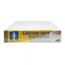 CALCIUM DURA Vit D3 bruistablet 600 mg/400 IE, 120 stuks