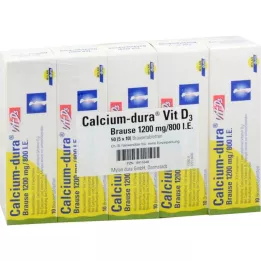 CALCIUM DURA Vit D3 -braule 1200 mg/800, d.w.z. 50 st