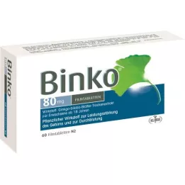 BINKO 80 mg film -gecoate tabletten, 60 st