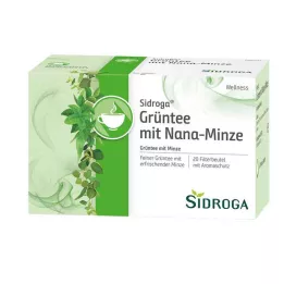SIDROGA Wellness groene thee met. Nana Mint-filter, 20 x 1,5 g