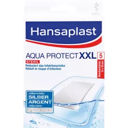 Hansaplast Med Aqua Bescherm Pleister XXL 8x10 cm, 5 st
